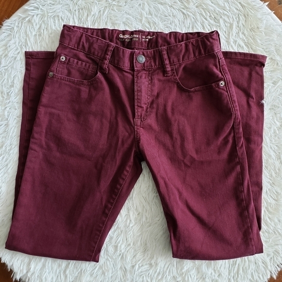 Gap Kids Slim Red Denim Jeans - Picture 3 of 6